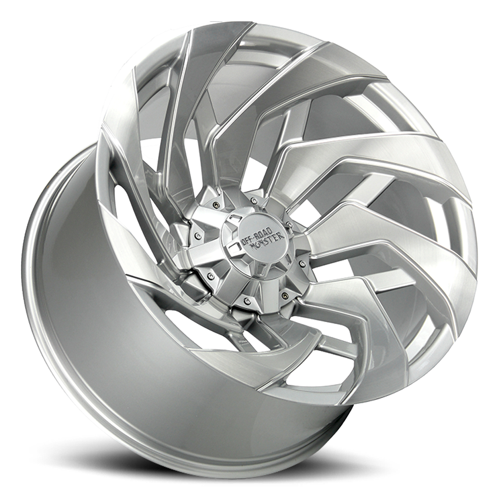 OFF ROAD MONSTER M24 M24 22X12 NEG 44MM 5X127/5X139.7 BRUSHED FACE SILVER | M24212527N44BFS