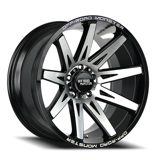 OFF ROAD MONSTER M25 M25 20X10 NEG 19MM 6X135 GLOSS BLACK MACHINED | M250635N19GBM