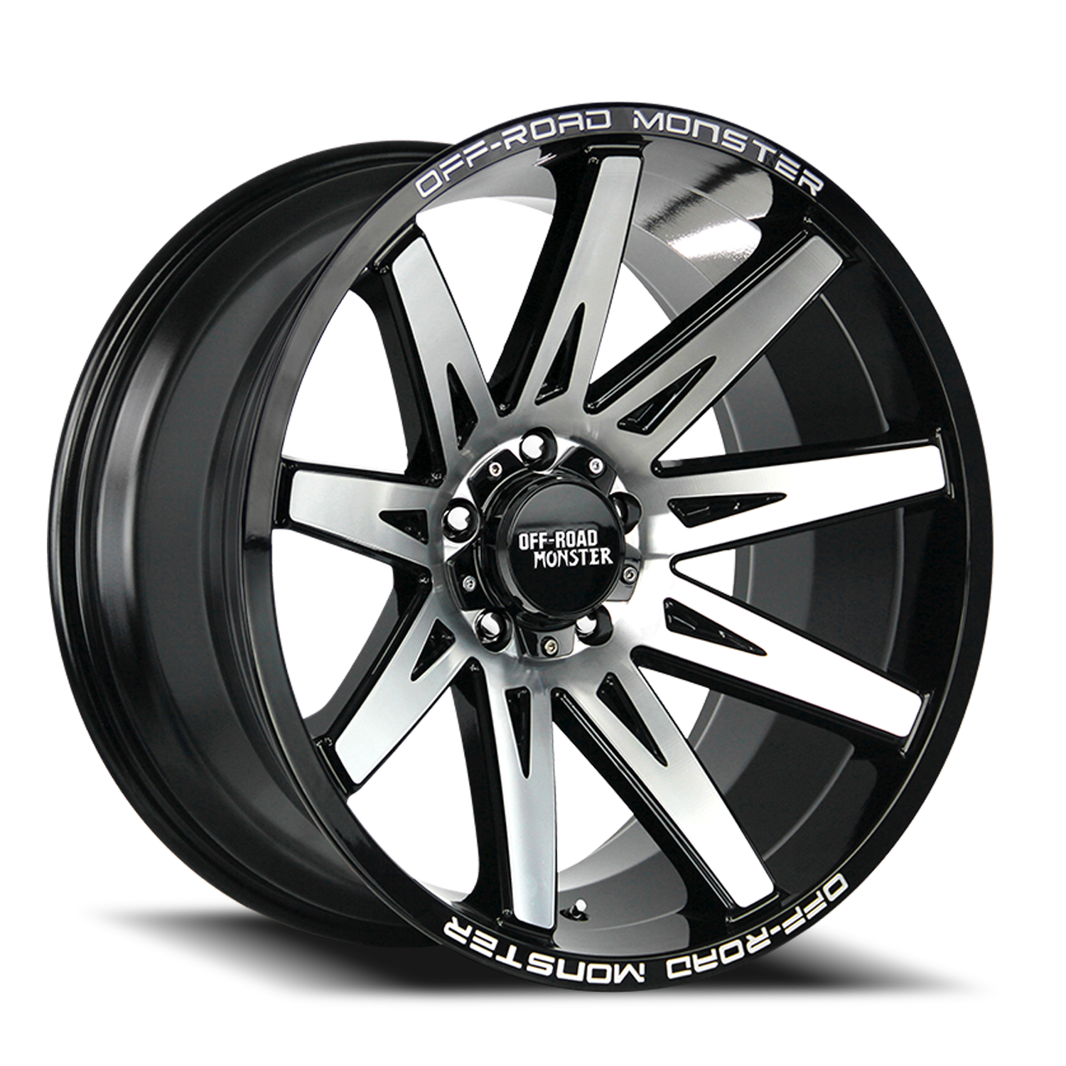 OFF ROAD MONSTER M25 M25 22X12 NEG 44MM 6X135 GLOSS BLACK MACHINED | M25212635N44GBM