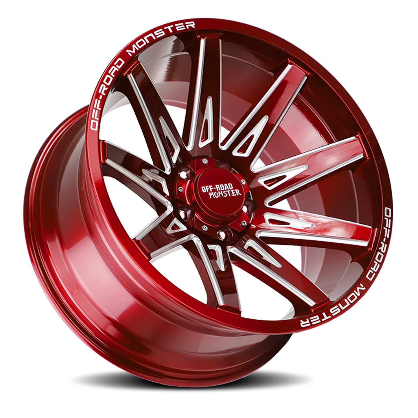 OFF ROAD MONSTER M25 M25 20X10 NEG 19MM 6X139.7 CANDY RED MILLED | M250639N19RML