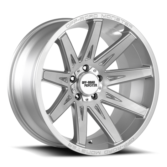 OFF ROAD MONSTER M25 M25 20X10 NEG 19MM 6X135 BRUSHED FACE SILVER | M250635N19BFS