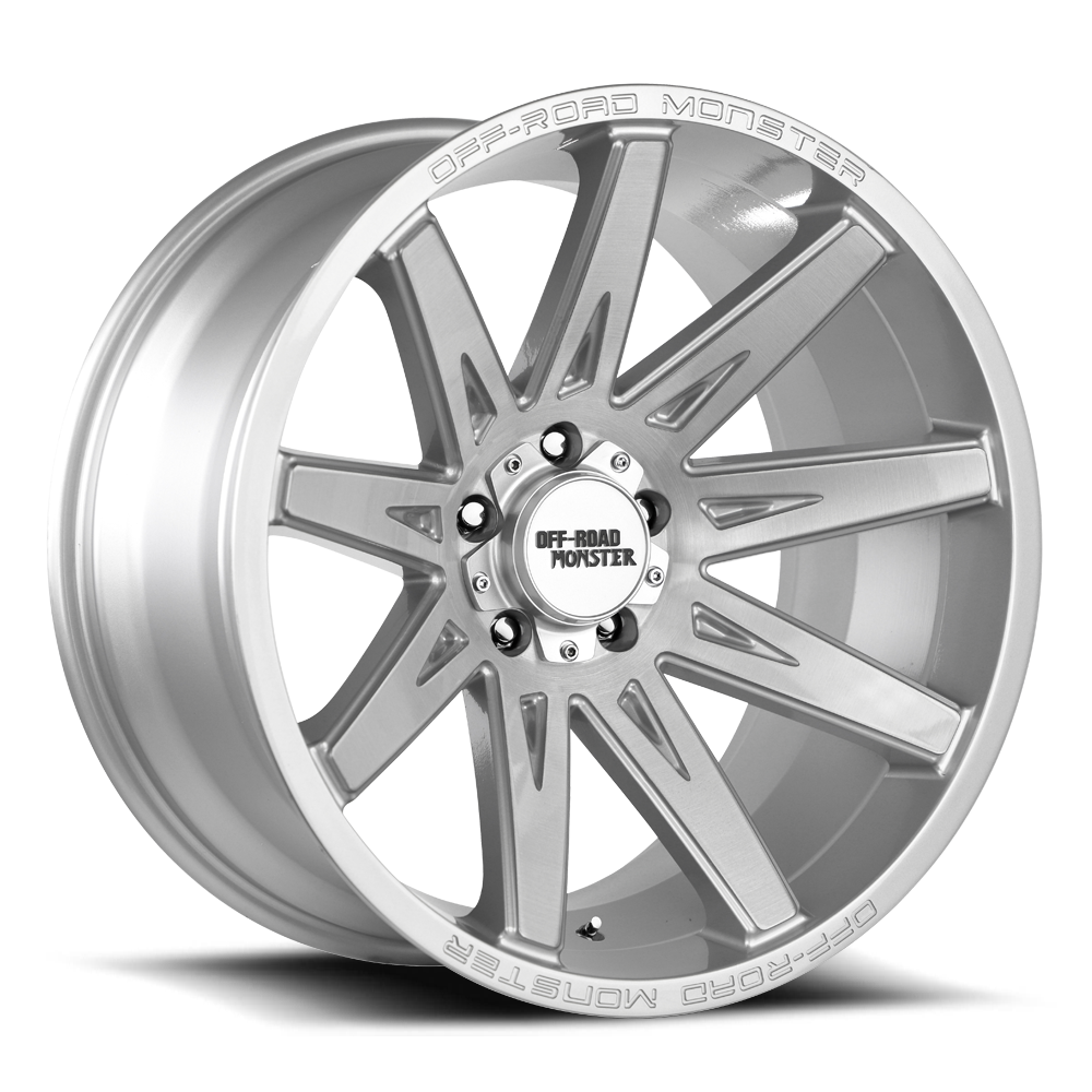OFF ROAD MONSTER M25 M25 20X10 NEG 19MM 6X139.7 BRUSHED FACE SILVER | M250639N19BFS