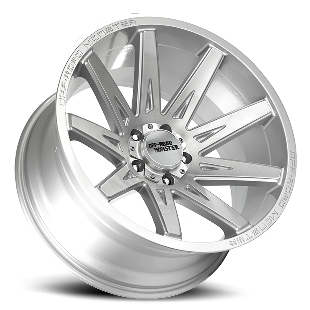 OFF ROAD MONSTER M25 M25 20X10 NEG 19MM 6X139.7 BRUSHED FACE SILVER | M250639N19BFS