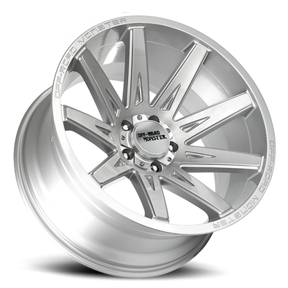OFF ROAD MONSTER M25 M25 20X10 NEG 19MM 6X139.7 BRUSHED FACE SILVER | M250639N19BFS