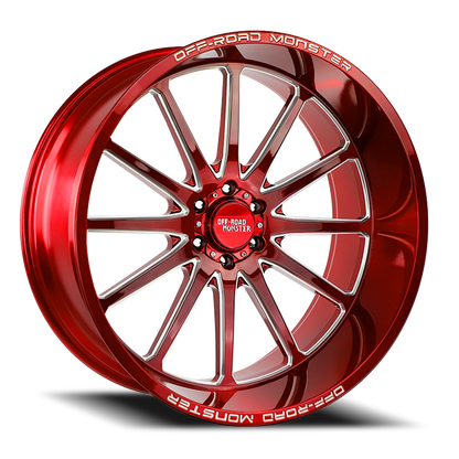 OFF ROAD MONSTER M26 M26 26X12 NEG 44MM 6X139.7 CANDY RED MILLED | M26612639N44RML