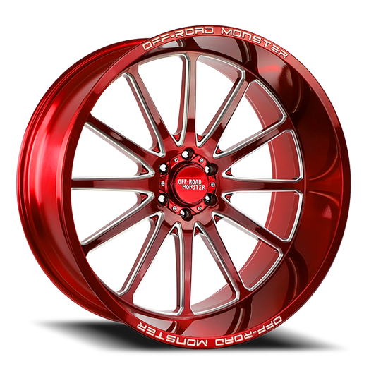 OFF ROAD MONSTER M26 M26 26X12 NEG 44MM 6X139.7 CANDY RED MILLED | M26612639N44RML