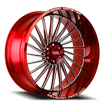 OFF ROAD MONSTER M27 M27 26X12 NEG 44MM 6X139.7 CANDY RED MILLED | M27612639N44RML