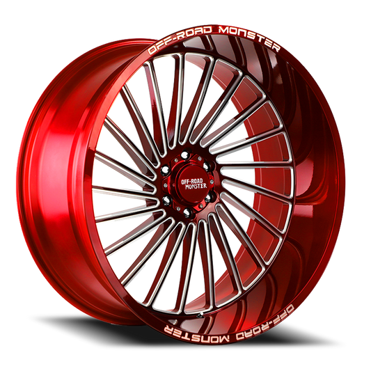 OFF ROAD MONSTER M27 M27 26X12 NEG 44MM 6X139.7 CANDY RED MILLED | M27612639N44RML