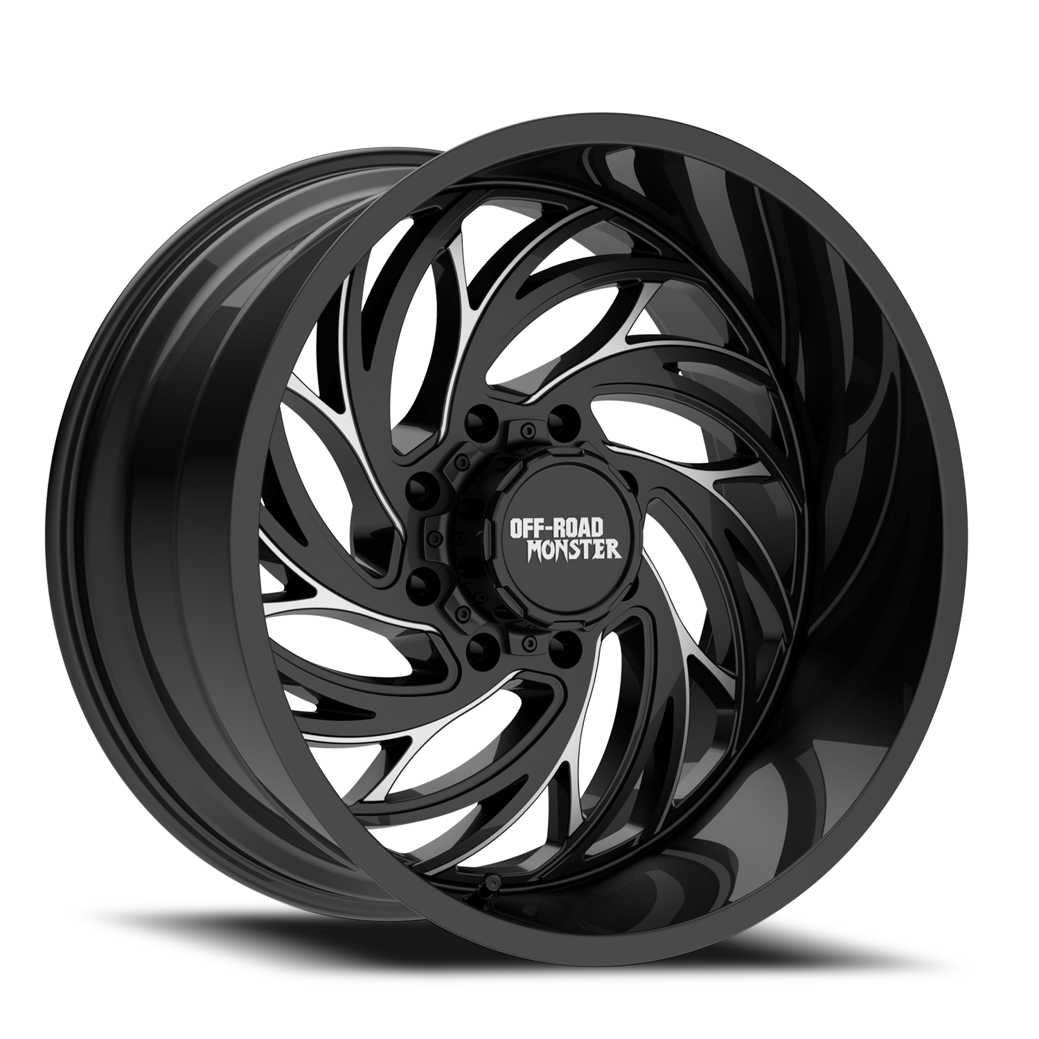 OFF ROAD MONSTER M29 M29 22X12 NEG 44MM 8X165.1 GLOSS BLACK MILLED | M29212865N44GBML