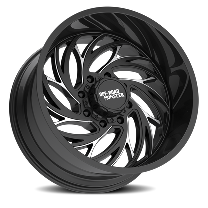 OFF ROAD MONSTER M29 M29 22X12 NEG 44MM 8X165.1 GLOSS BLACK MILLED | M29212865N44GBML