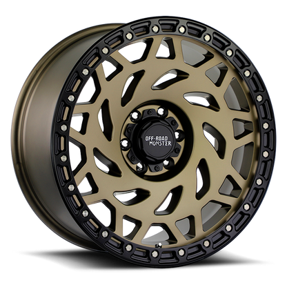 OFF ROAD MONSTER M50 M50 17X9 0MM 6X139.7 BRONZE BLACK RING | M50763900BZBR