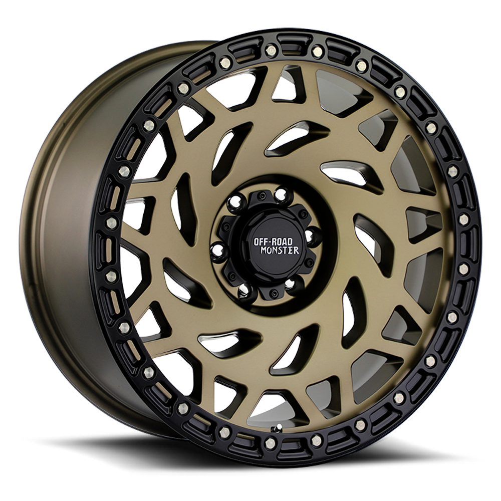 OFF ROAD MONSTER M50 M50 20X9.5 NEG 12MM 8X165.1 BRONZE BLACK RING | M500865N12BZBR