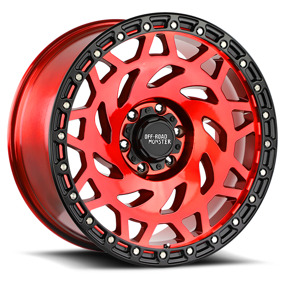 OFF ROAD MONSTER M50 M50 17X9 0MM 5X127 CANDY RED BLACK RING | M50752700RBR