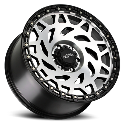 OFF ROAD MONSTER M50 M50 17X9 0MM 6X139.7 GLOSS BLACK MACHINED BLACK RIN | M50763900GBMBR