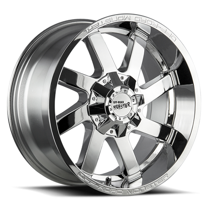 OFF ROAD MONSTER M80 M80 22X12 NEG 44MM 6X139.7 CHROME | M80212639N44