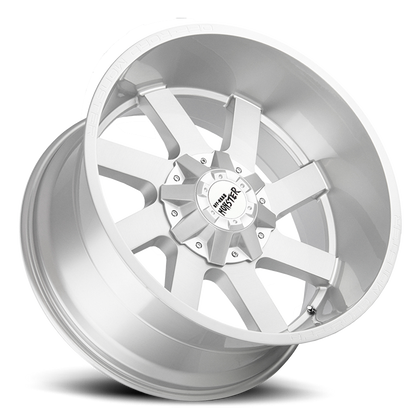 OFF ROAD MONSTER M80 M80 24X12 NEG 44MM 6X135/6X139.7 BRUSHED FACE SILVER | M80412607N44BFS