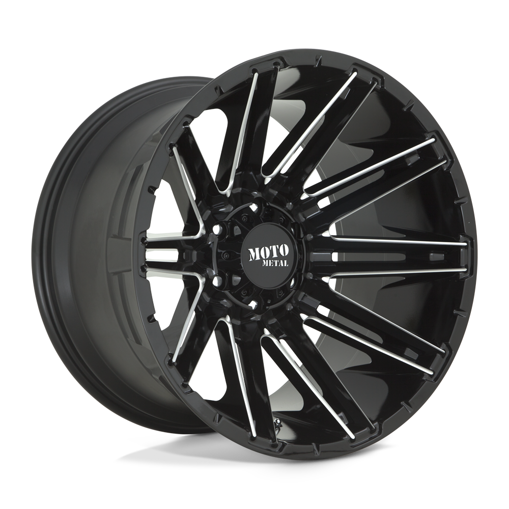 Moto Metal MO998 KRAKEN - 20x9 0mm 6x139.7 GLOSS BLACK MILLED Wheel | MO99829068300