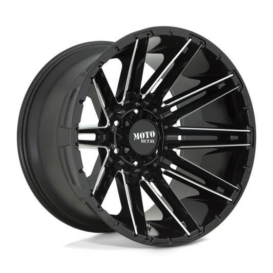 Moto Metal MO998 KRAKEN - 20x9 0mm 6x139.7 GLOSS BLACK MILLED Wheel | MO99829068300