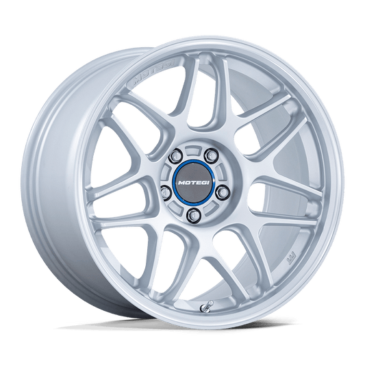 Motegi MR158 TSUBAKI - 18x8.5 42mm 5x112 HYPER SILVER W/ MACHINED LIP Wheel | MR158SD18855742