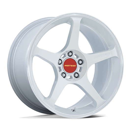MOTEGI MR159 BATTLE V 18x8.5 35 5x114.3 MATSURI WHITE PEARL MACH LIP