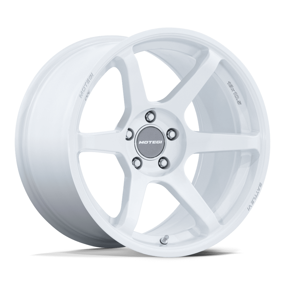 Motegi MR160 BATTLE VI - 18x9.5 0mm 5x114.3 MATSURI WHITE PEARL Wheel | MR160WX18951200