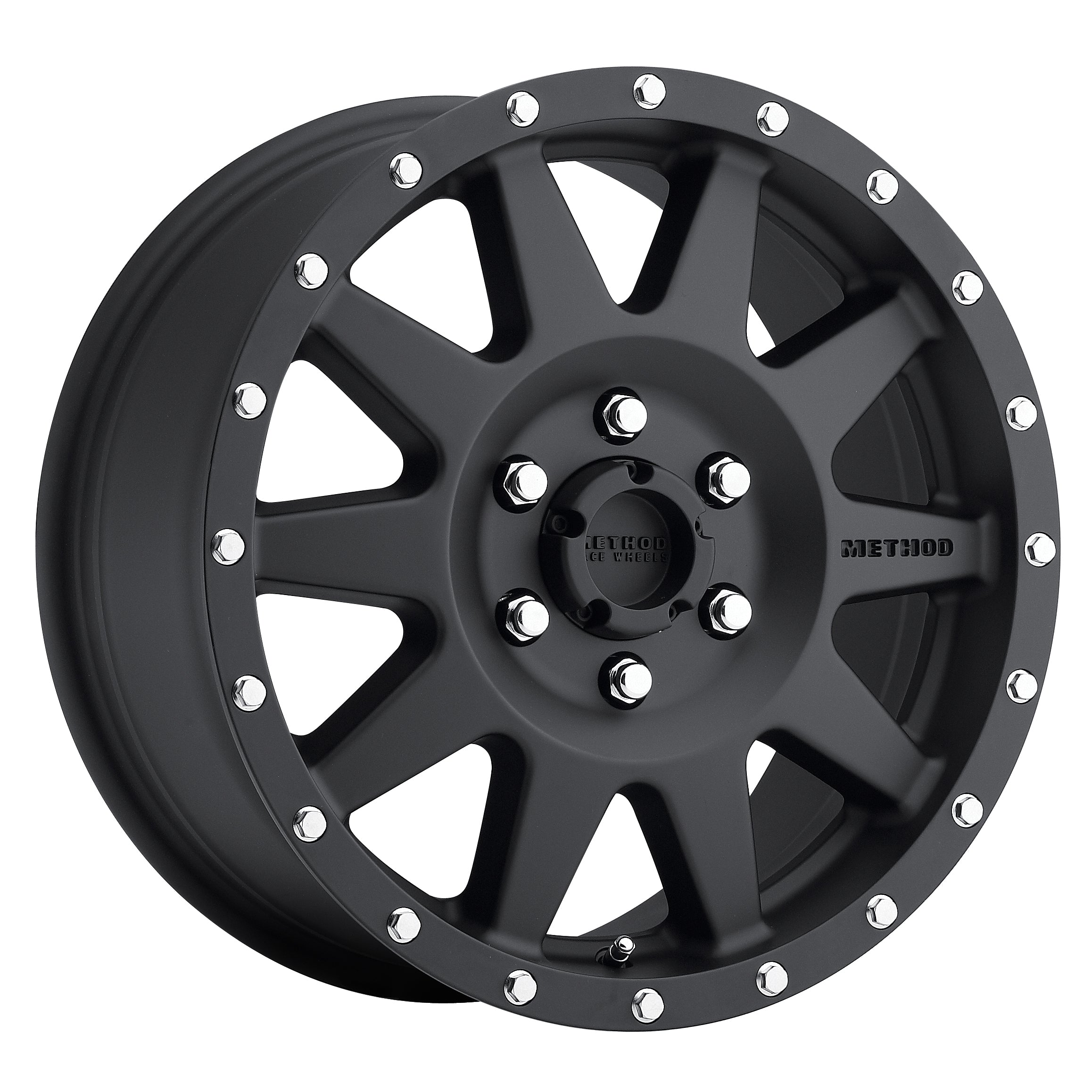 Method 301 16x7 8x165.1 (8x6.5) 0mm The Standard Matte Black MR3016708 ...
