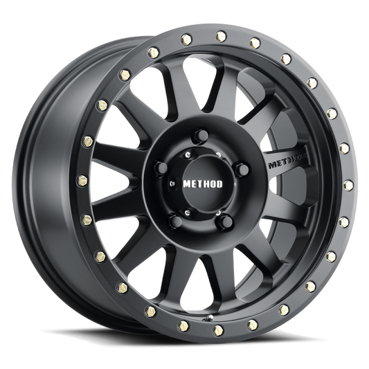Method 304 17x8.5 5x127 (5x5) 0mm Double Standard Matte Black MR30478550500