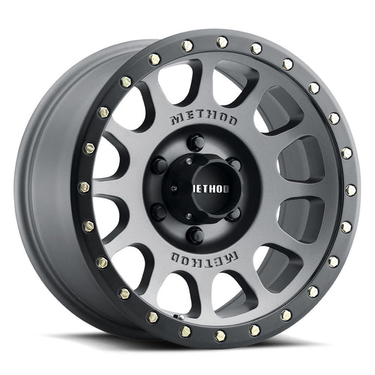Method 305 17x8.5 5x127 (5x5) 0mm NV Titanium - Matte Black Lip MR30578550800