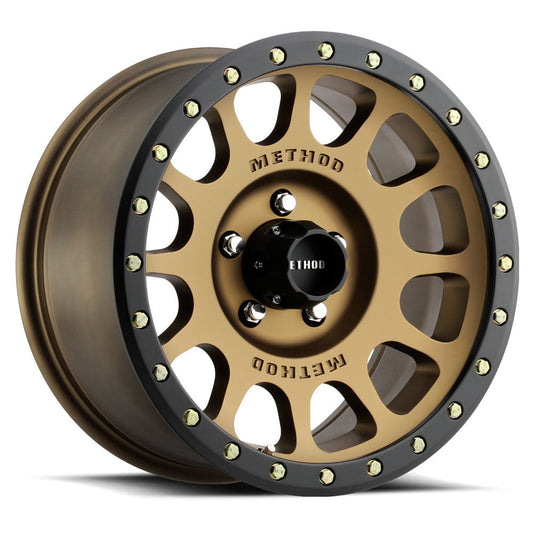 Method 305 17x8.5 5x127 (5x5) 0mm NV Method Bronze - Matte Black Lip MR30578550900