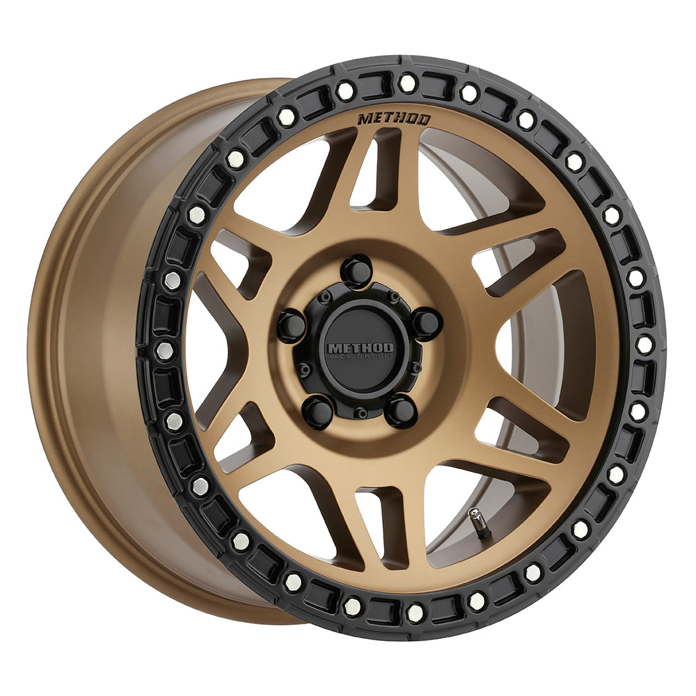 Method 312 17x9 5x127 (5x5) -12mm Method Bronze - Matte Black Lip MR31279050912N