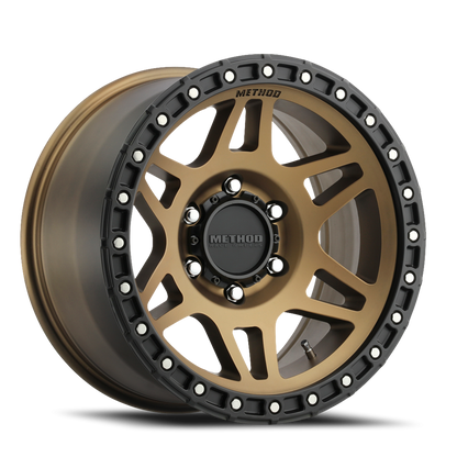 Method 312 18x9 8x165.1 (8x6.5) 18mm Method Bronze - Matte Black Lip MR31289080918