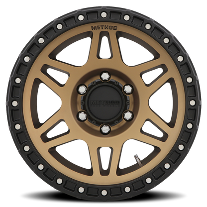 Method 312 18x9 8x165.1 (8x6.5) 18mm Method Bronze - Matte Black Lip MR31289080918