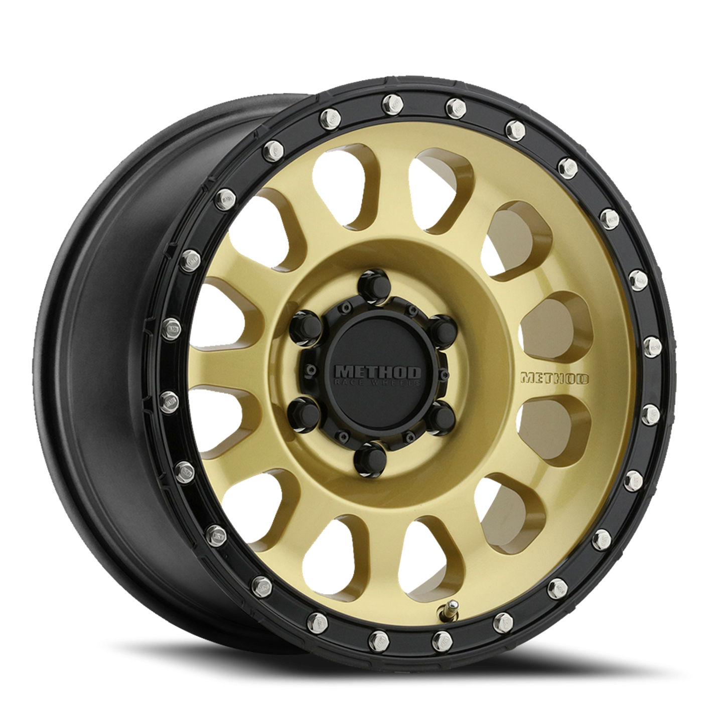 Method 315 17x8.5 6x139.7 (6x5.5) 0mm Gold - Black Lip MR31578560100