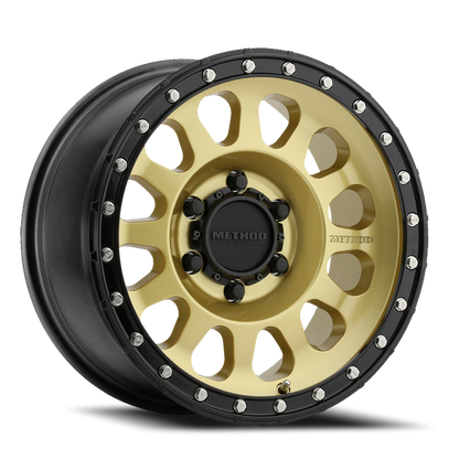 Method 315 17x8.5 6x139.7 (6x5.5) 0mm Gold - Black Lip MR31578560100