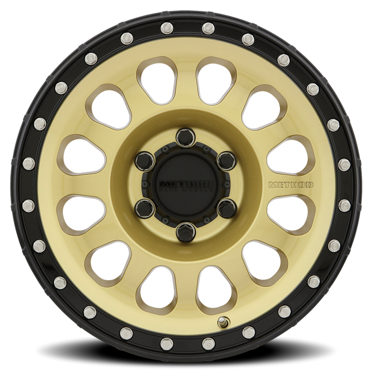 Method 315 17x8.5 6x135 0mm Gold - Black Lip MR31578516100