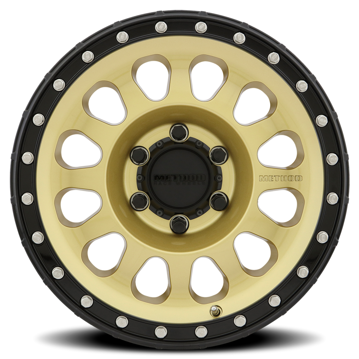 Method 315 17x8.5 6x135 0mm Gold - Black Lip MR31578516100
