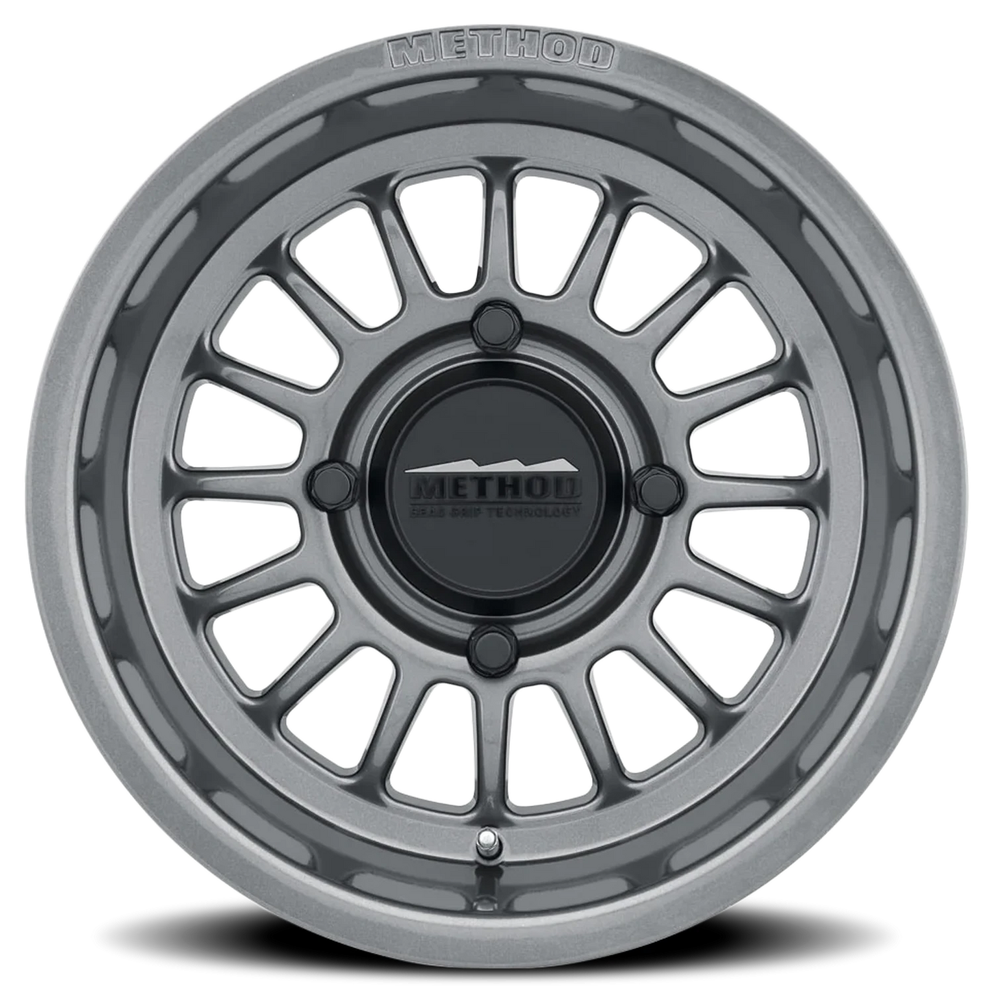 Method 411 15x10 4x156 25mm UTV Bead Grip Gloss Titanium MR41151046864