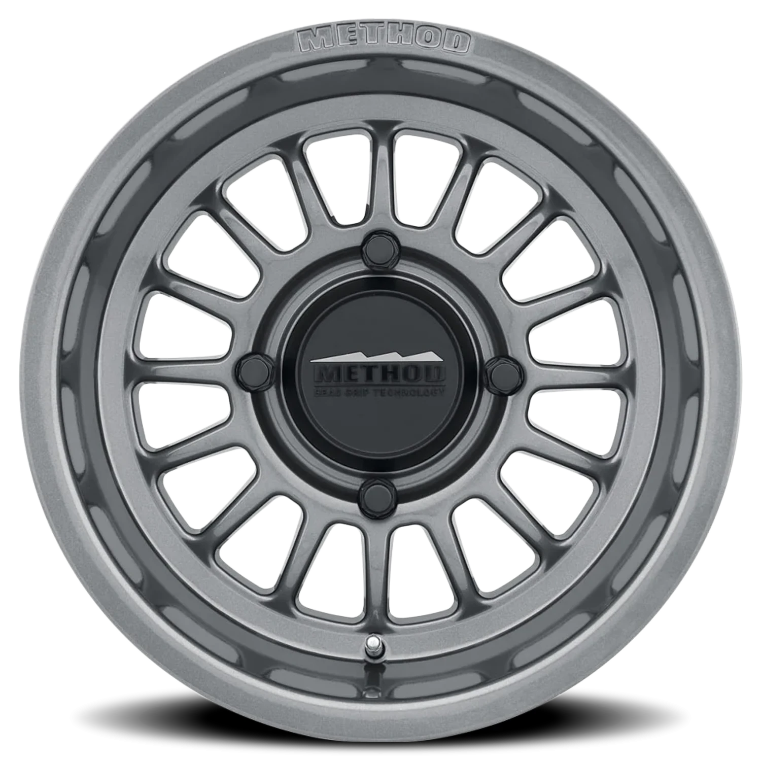 Method 411 15x10 4x156 25mm UTV Bead Grip Gloss Titanium MR41151046864