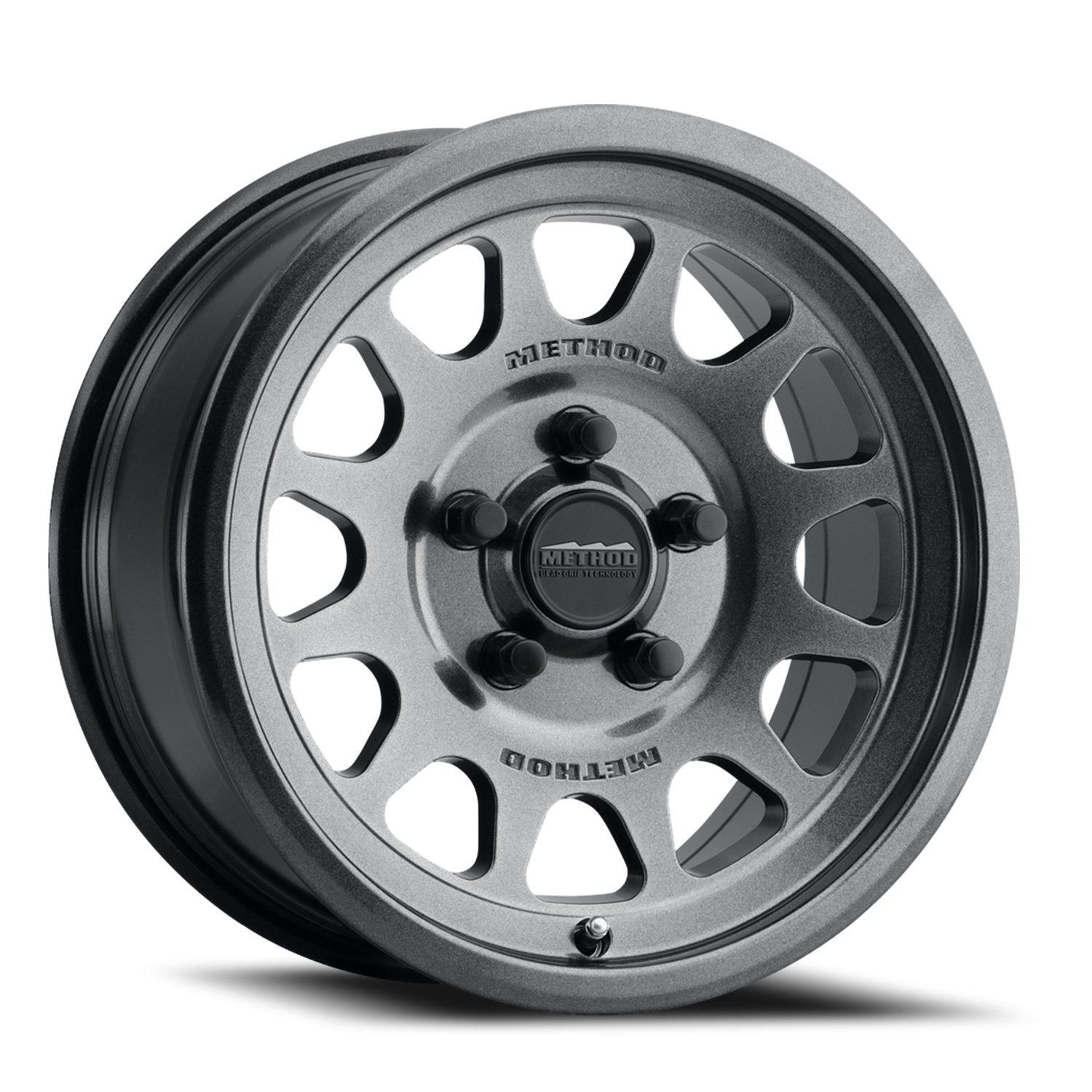 Method 414 15x10 4x136 25mm UTV Bead Grip Gloss Graphite MR414510471264