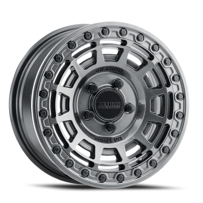 Method 415 15x10 5x114.3 (5x4.5) 25mm UTV Beadlock Gloss Graphite - Gloss Graphite Ring MR415510121264B