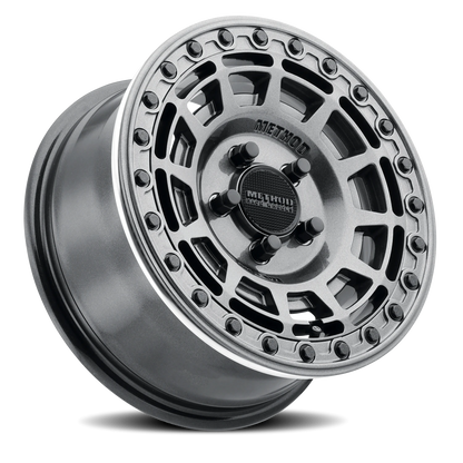 Method 415 15x10 5x114.3 (5x4.5) 25mm UTV Beadlock Gloss Graphite - Gloss Graphite Ring MR415510121264B