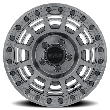 Method 415 15x10 5x114.3 (5x4.5) 25mm UTV Beadlock Gloss Graphite - Gloss Graphite Ring MR415510121264B