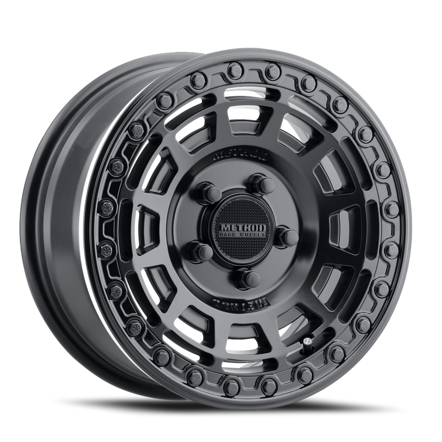 Method 415 15x10 4x136 25mm UTV Beadlock Double Black MR415510471064B