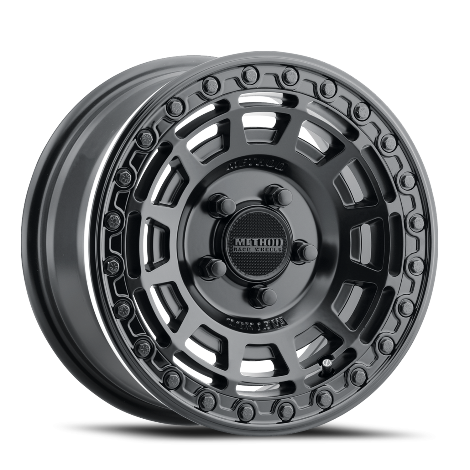 Method 415 15x10 4x136 25mm UTV Beadlock Double Black MR415510471064B