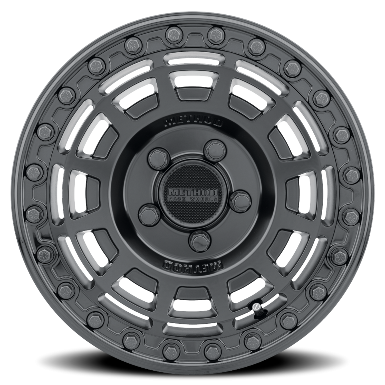 Method 415 15x10 4x136 25mm UTV Beadlock Double Black MR415510471064B