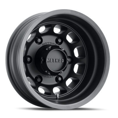 Method 901 16x6 6x180 110mm Sprinter Dually Wheel Matte Black FRONT MR901660685110