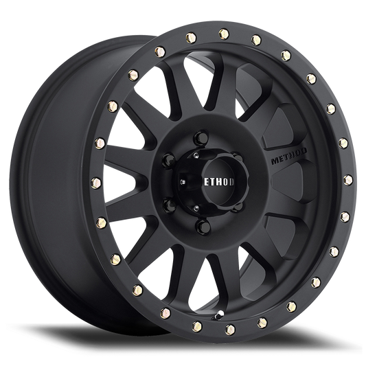 Method 304 15x8 6x139.7 (6x5.5) -24mm Double Standard Matte Black MR30458060524N
