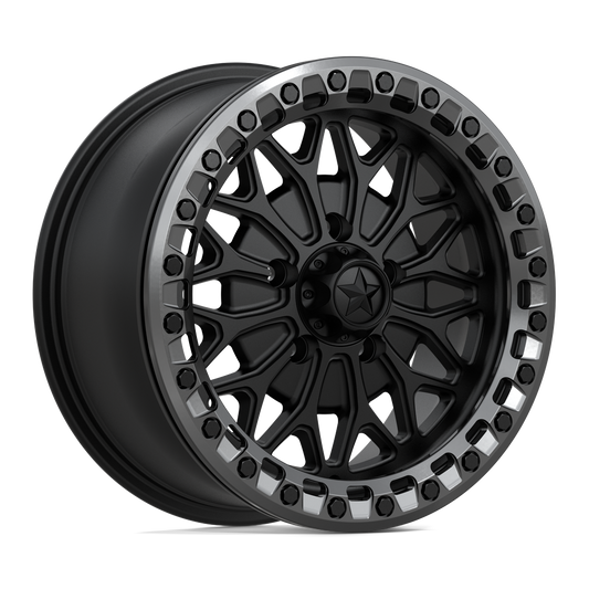 MSA OFFROAD WHEELS MA53 BOLO UTV BEADLOCK 15X7 38 5X114.3 MATTE BLACK W/ GL-GUNMETAL RG