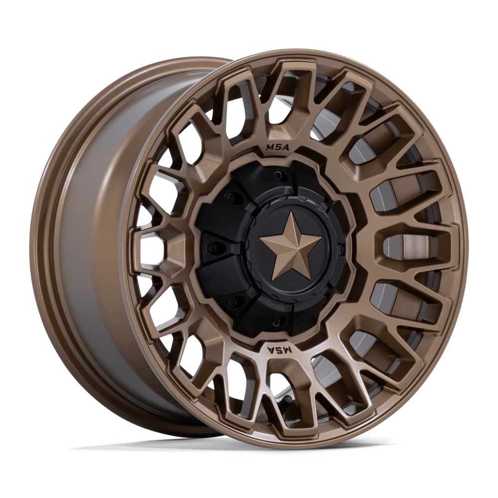 MSA OFFROAD WHEELS M50 CLUBBER 14X7 10 4X137/4X156 MATTE BRONZE