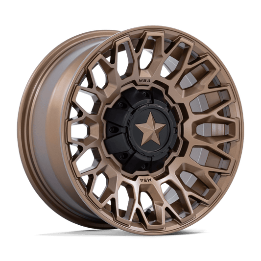 MSA OFFROAD WHEELS M50 CLUBBER 15X7 10 4X137/4X156 MATTE BRONZE